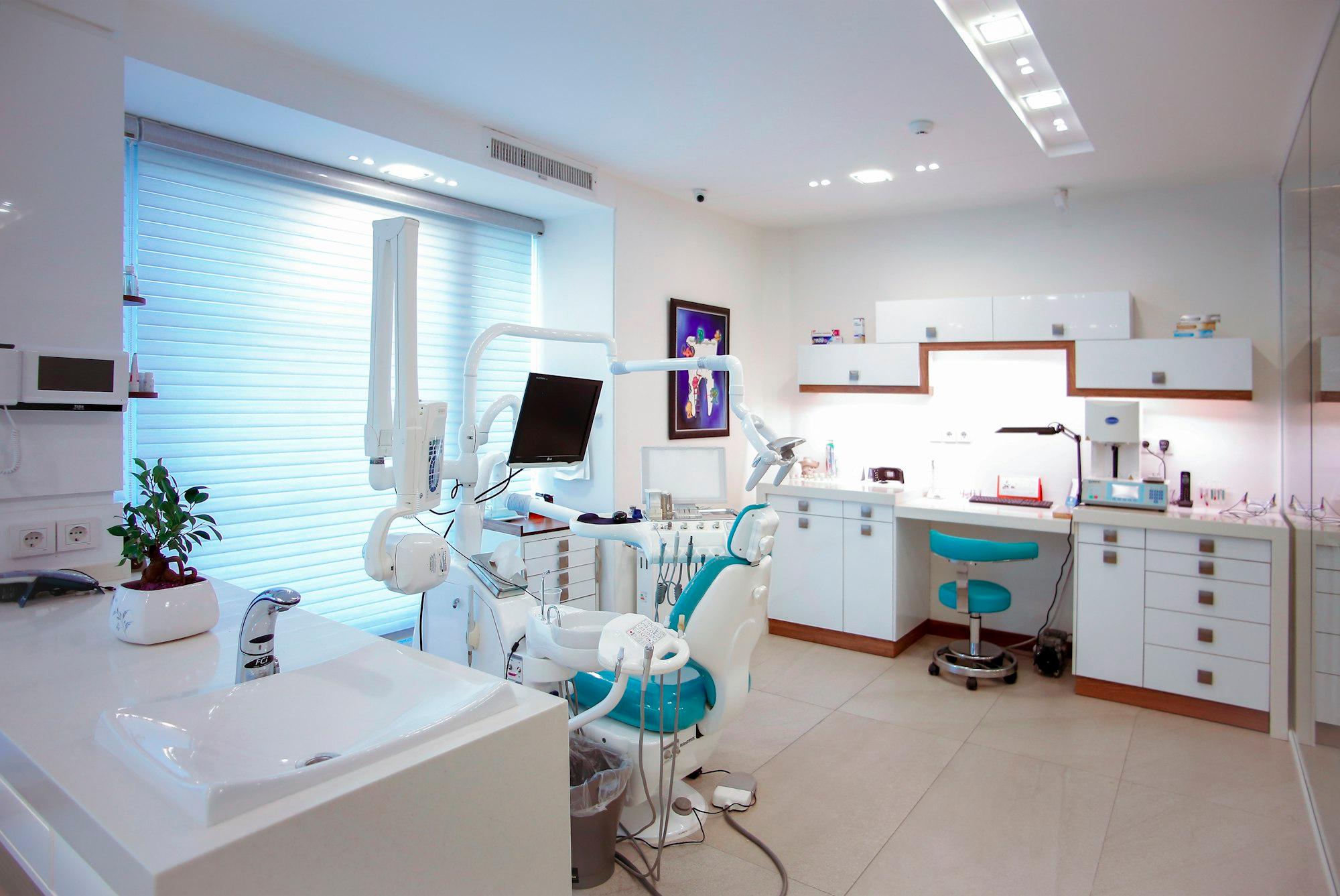 A bright, modern clinic room